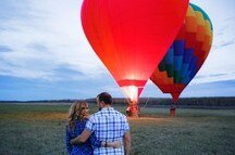 Hot air ballooning- romantic Hot air ballooning- romantic
